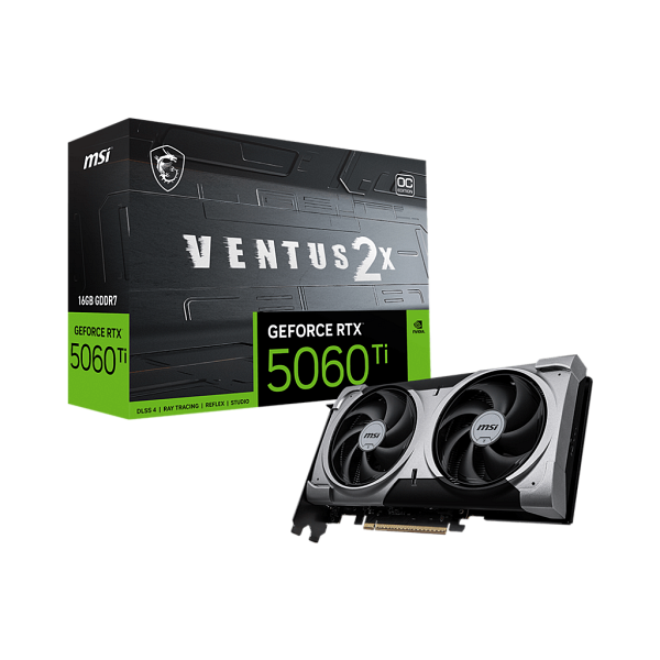   MSI Ventus 2X Plus GeForce RTX 5060 Ti 16GB